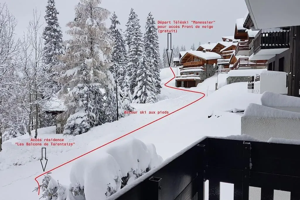 Apartment Le Gabiott, Appartement Neuf Pour 4, Au Pied Des Pistes A La Rosiere Montvalezan